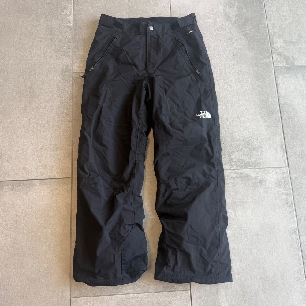 The North Face Boys Freedom Insulated Snow Pants Black DryVent EZ Grow L 14/16